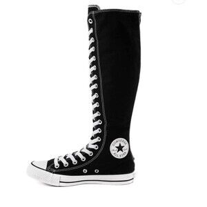 Converse Chuck Taylor All Star XXHI 1V708 Black Knee High Sneakers Women 8 Men 6